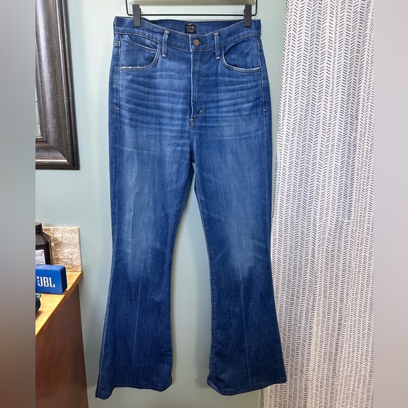 Citizens of Humanity Cherie High Rise Frampton Blue Wash
Flare Denim Jeans - Picture 1 of 7